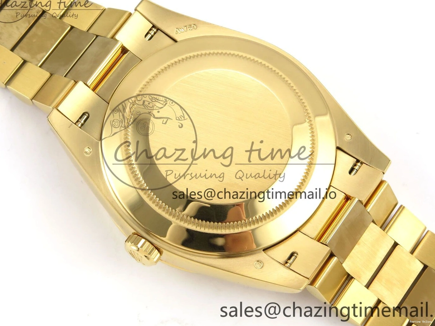 0508 Tailored Day Date 40 YG 228238 THBF 1:1 Best Edition YG Dial on President Bracelet VR3255 (Gain Weight) 952